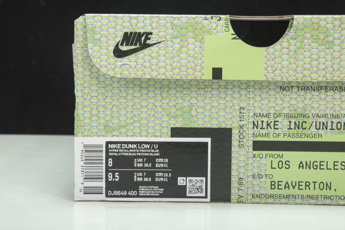 UNION LA X NIKE DUNK LOW 