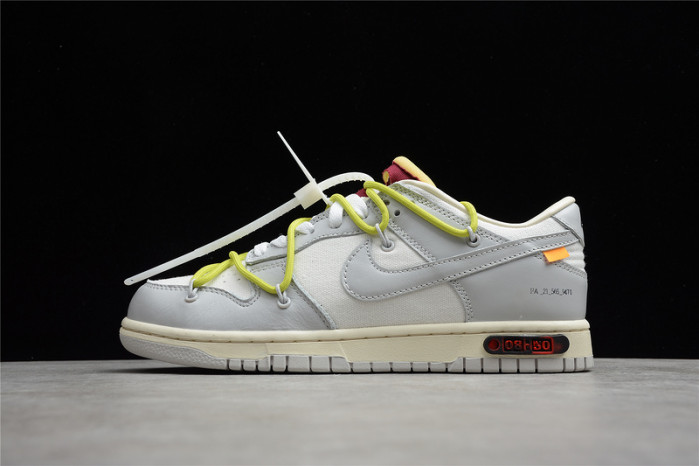 OW x Dunk Low ''Lot 08 of 50'' - Nike - DM1602 -106
