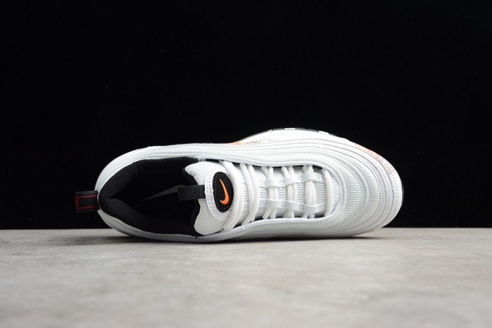 Nike womens Air Max 97 white-orange flower 921733-101