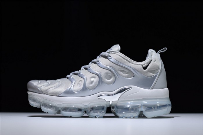 Nike VaporMax Plus “Triple White” Pure Platinum mens 924453-100