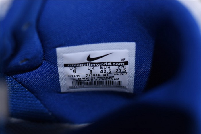 Nike Air Force 1 High retro "Summit-White/Game-Royal" 743546-103