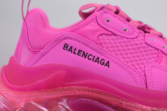 BL TRIPLE S TRAINERS CLEAR SOLE BLUE ADN RED 541624 W09O1 2132