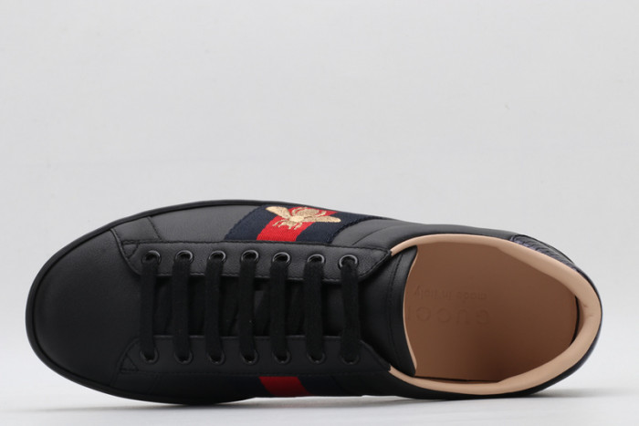 GC Ace Embroidered Low-Top Sneaker black with bee mens 431942-A38G0