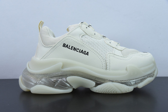 BL TRIPLE S TRAINERS CLEAR SOLE gold and white 541624 W09O1 9005