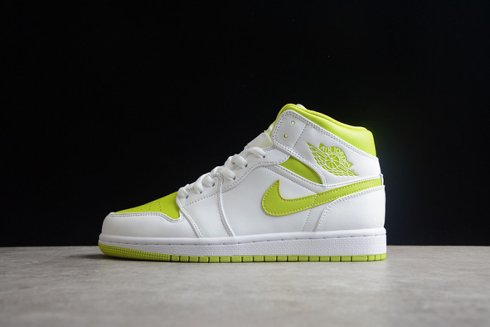 AIR JORDAN 1 MID "White Lime" BQ6472-131