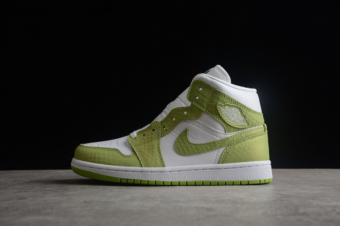 AIR JORDAN 1 MID GREEN PYTHON DV2959-113