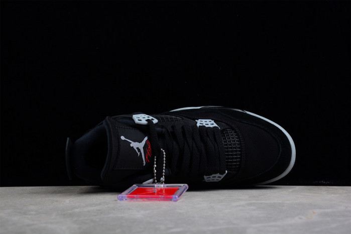 AIR JORDAN 4 “BLACK CANVAS” DH7138-006