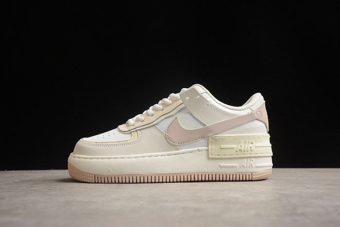 NIKE Wmns Air Force 1 Shadow ''White Fossil Stone'' FN3444-121