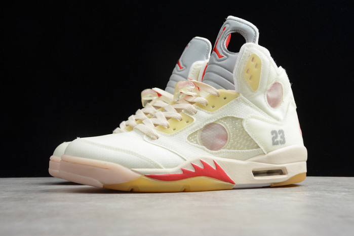 OW Air Jordan 5 SP cream white CT8480-002