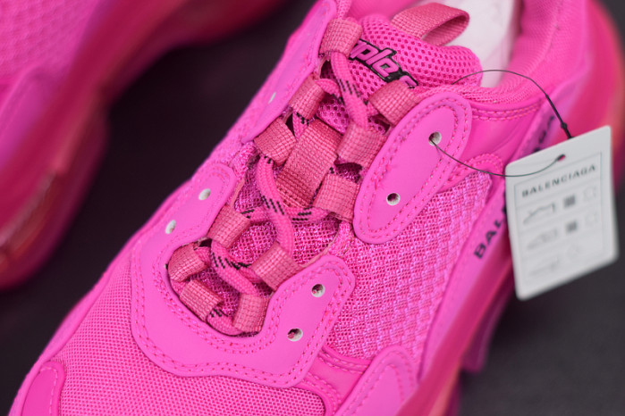 BL TRIPLE S TRAINERS CLEAR SOLE BLUE ADN RED 541624 W09O1 2132