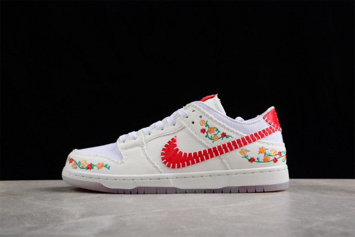 Nike Dunk Low Decon SB ''N7 Sail University Red'' FD6951-700