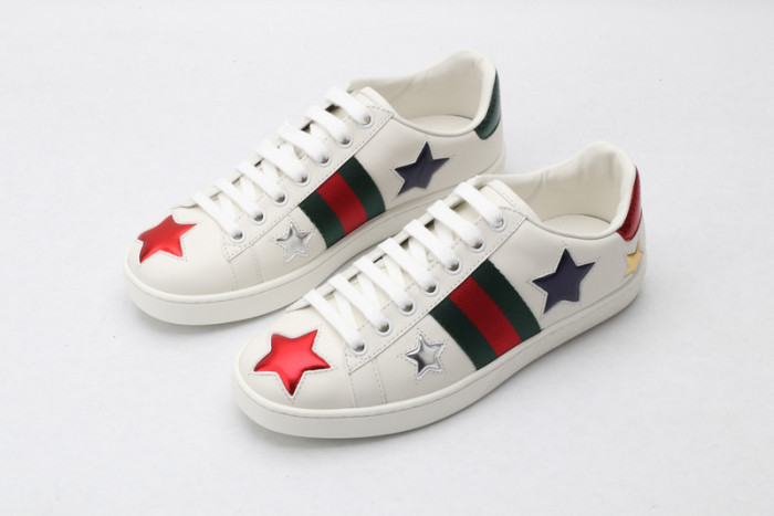 GC Ace Embroidered Low-Top Sneaker WITH COLORFUL STARS 431942-A38G1