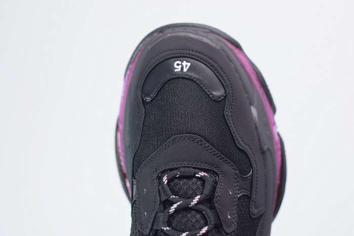 BL TRIPLE S TRAINERS CLEAR SOLE BLACK 541335 W09O1 9252