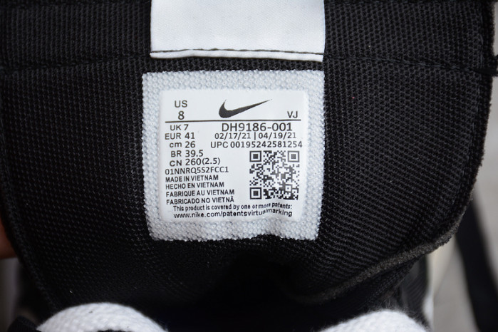 SACAI X NIKE LDWAFFLE X JEAN PAUL GAULTIER BLACK WHITE DH9186-001