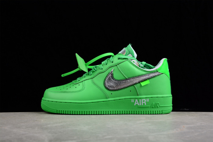 NIKE OW X AIR FORCE 1 LOW “LIGHT GREEN SPARK” DX1419-300