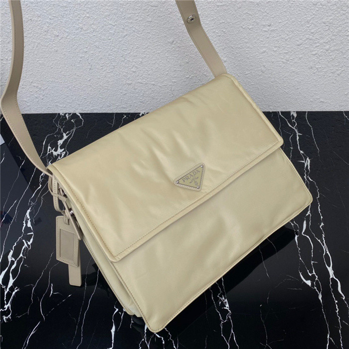 PRADA MEDIUM PADDED NYLON SHOULDER BAG