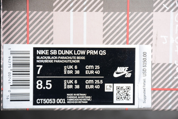 Travis Scott x Nike SB Dunk Low-CT5053-001