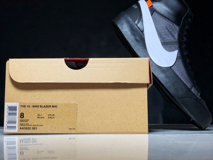 OW Nike Blazer Black AA3832-001