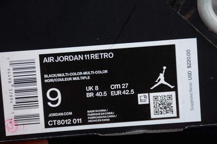 Jordan 11 Retro Jubilee 25th Anniversary - CT8012-011