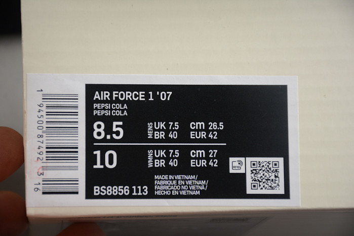 NIKE Air Force 1 BS8856-113