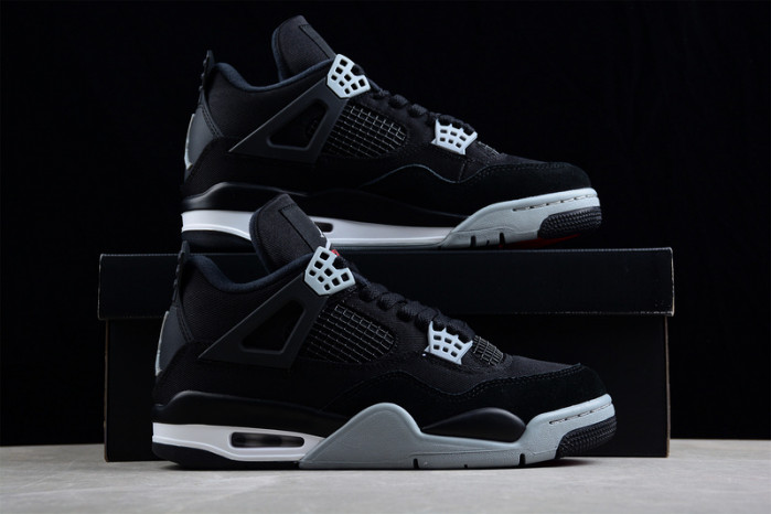 AIR JORDAN 4 “BLACK CANVAS” DH7138-006