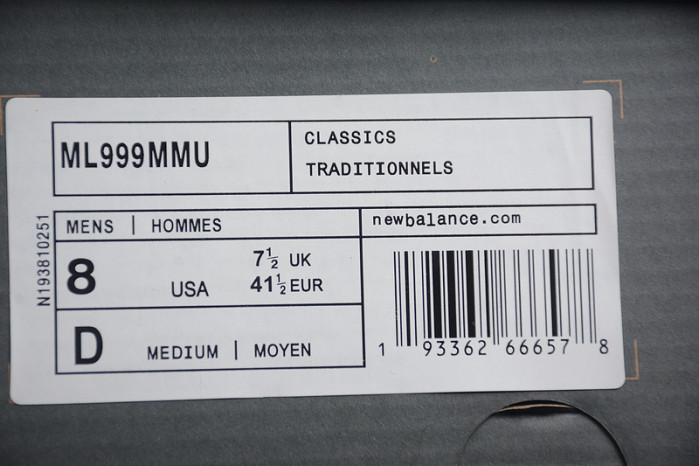 New Balance 999 Wooly Mammoth ML999MMU