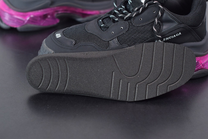 BL TRIPLE S TRAINERS CLEAR SOLE BLACK 541335 W09O1 9252