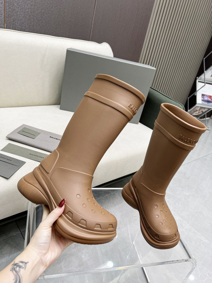 balenciaga x Cr*0*s chunky rubber boots