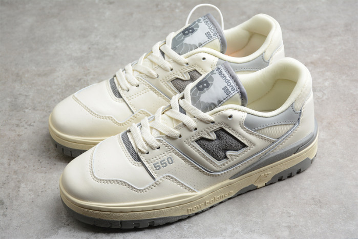 NEW BALANCE 550 AIME LEON DORE WHITE GREY BB550ALE