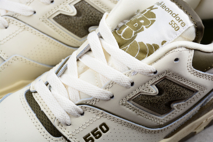 New Balance 550 Aime Leon Dore White Grey BB550AD1