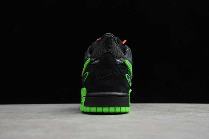 OW x Nike Air Rubber Dunk “Green Strike” CU6015-001
