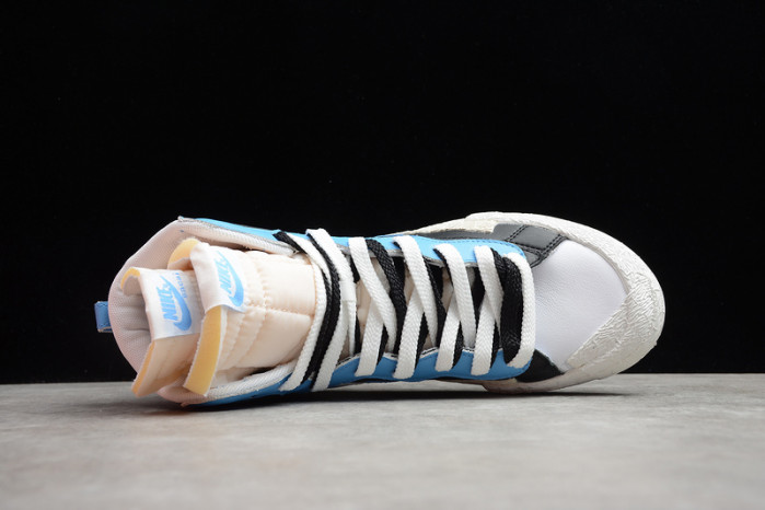 Nike Blazer High sacai White Black Legend Blue - BV0072-001