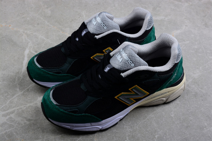 New Balance 990v3 Black Green Yellow M990CP3