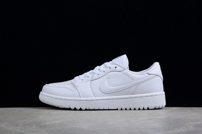 AIR JORDAN 1 LOW GOLF ''TRIPLE WHITE'' DD9315-101