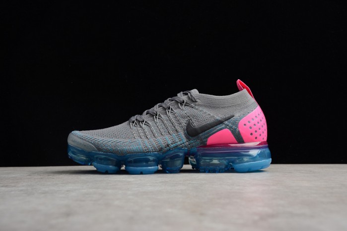 Nike Air VaporMax 2 “Gunsmoke” Orbit-Pink/ Blast-Blue womens 942843-004