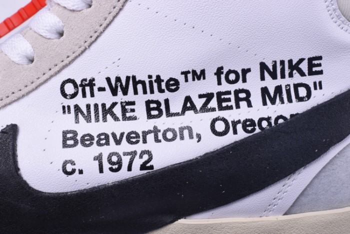 OW x Nike Blazer MID THE TEN 10 Virgil Abloh AA3832-100